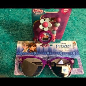 Shimmer Shine watch and Frozen Sunglasses Set